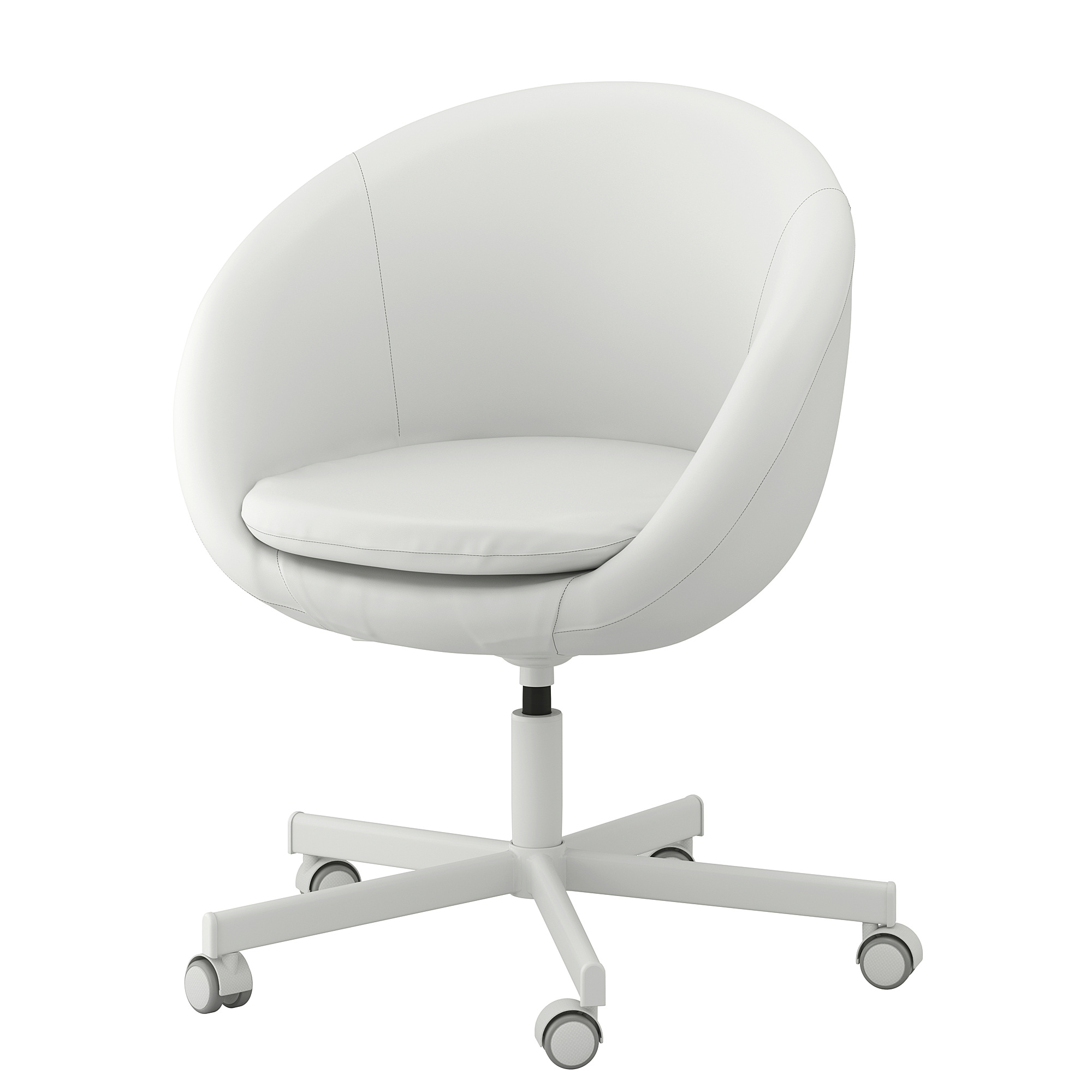 SKRUVSTA - swivel chair, Ysane white 
