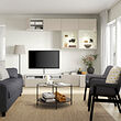 BESTÅ TV storage combination/glass doors