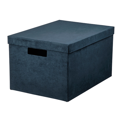 GJÄTTA storage box with lid