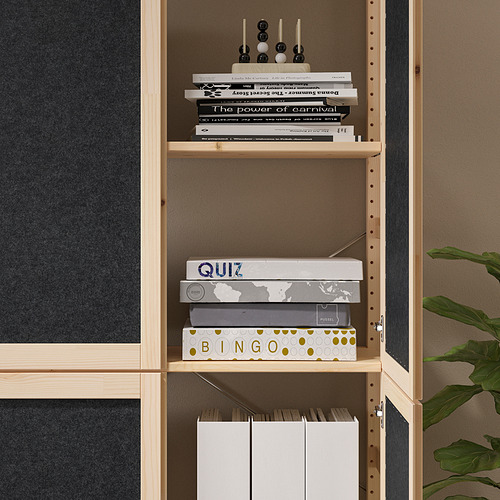 IVAR shelving unit with doors