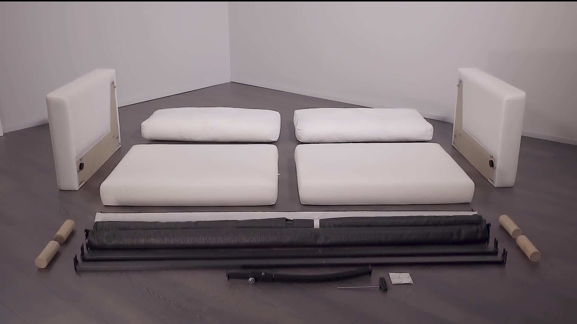 IKEA PÄRUP ペルプ カバー 2人掛けソファ用, グンナレド ベージュ