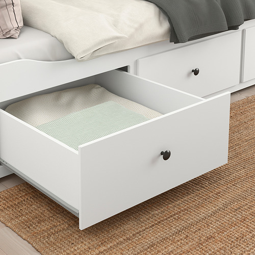 HEMNES day-bed frame with 3 drawers