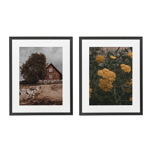 KNOPPÄNG frame with poster