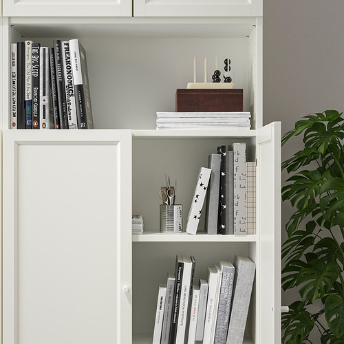 BILLY/OXBERG bookcase w height extension ut/drs