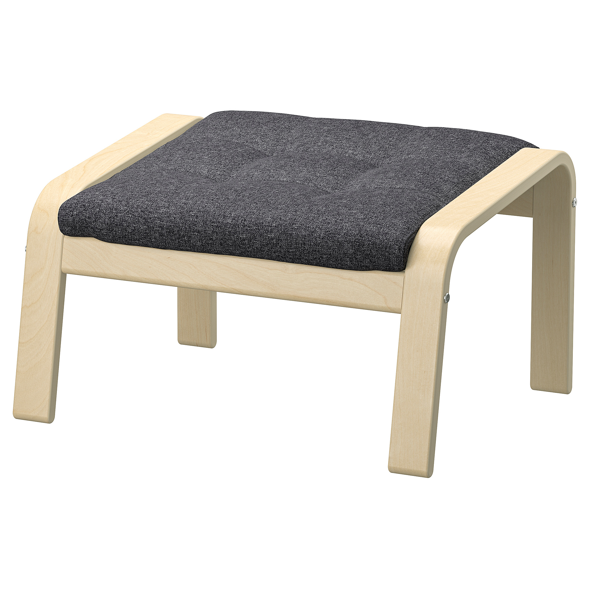POÄNG armchair and footstool