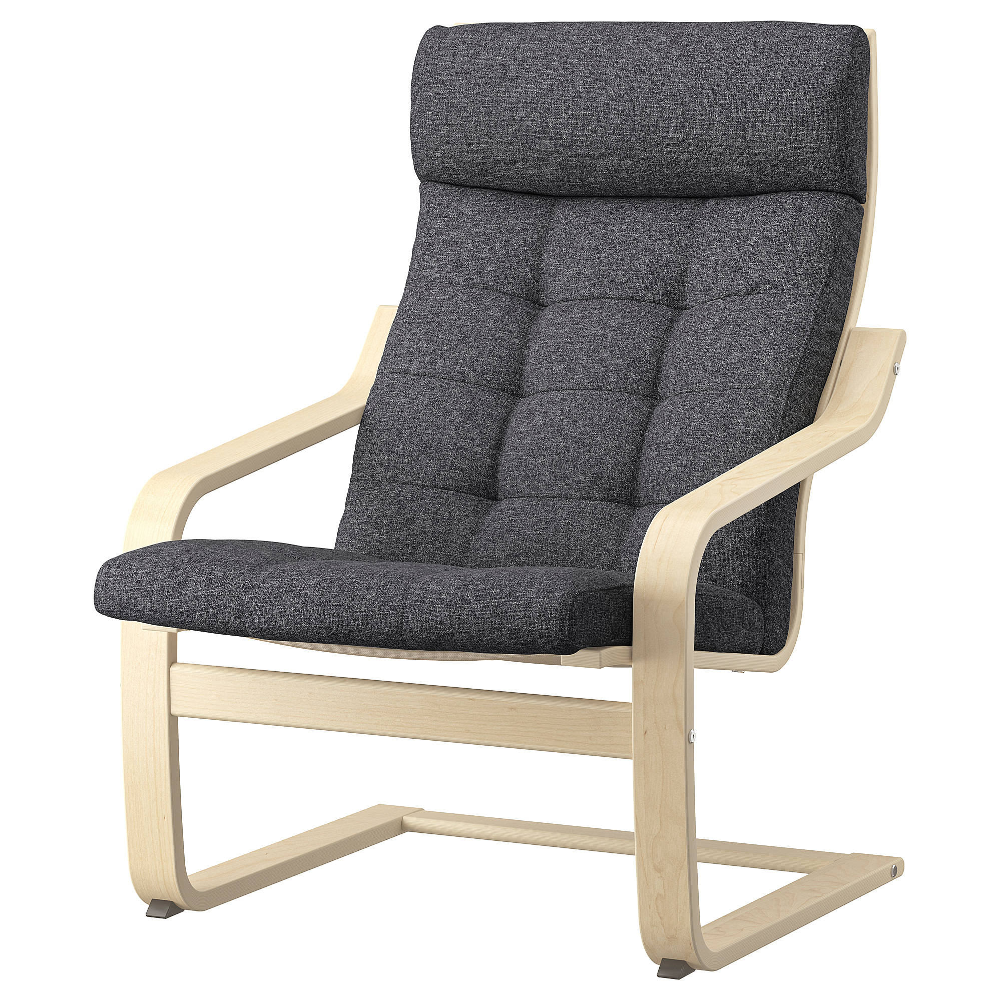 POÄNG armchair and footstool