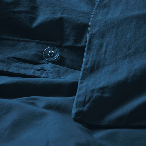 HAMPFLOCKEL duvet cover and 2 pillowcases