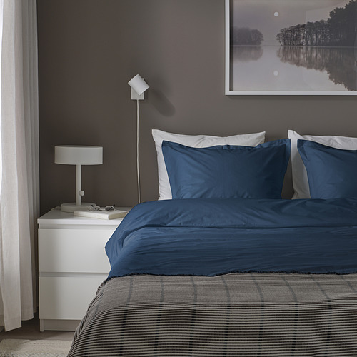 HAMPFLOCKEL duvet cover and 2 pillowcases