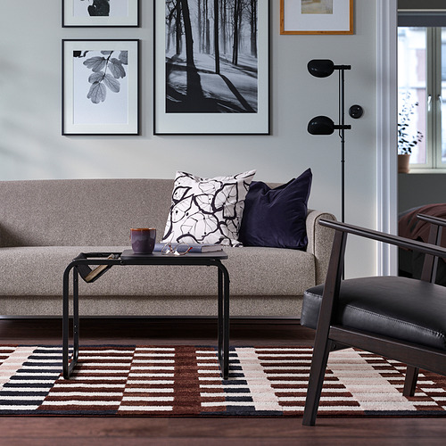 MARKBLÅMME rug, low pile