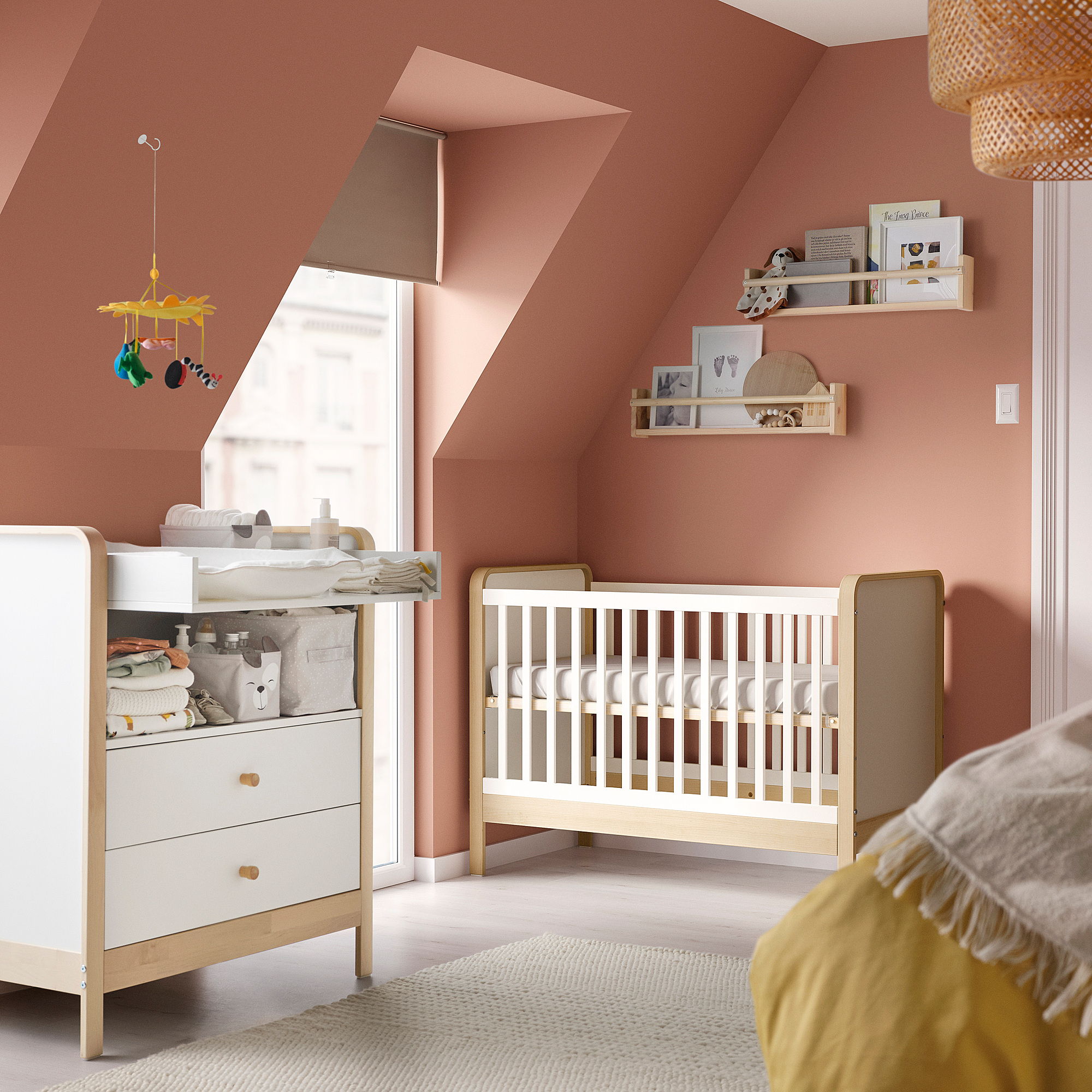 ÄLSKVÄRD changing table/chest of drawers
