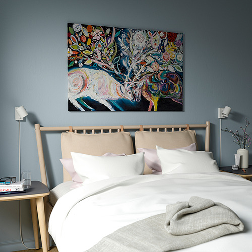 BJÖRKSTA picture with frame