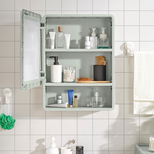 IVÖSJÖN mirror cabinet with 1 door