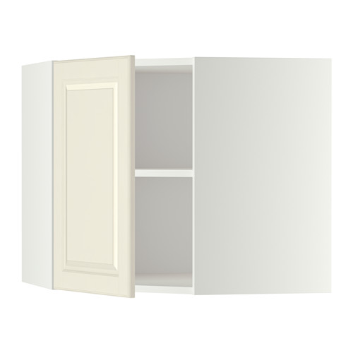 METOD corner wall cabinet with shelves