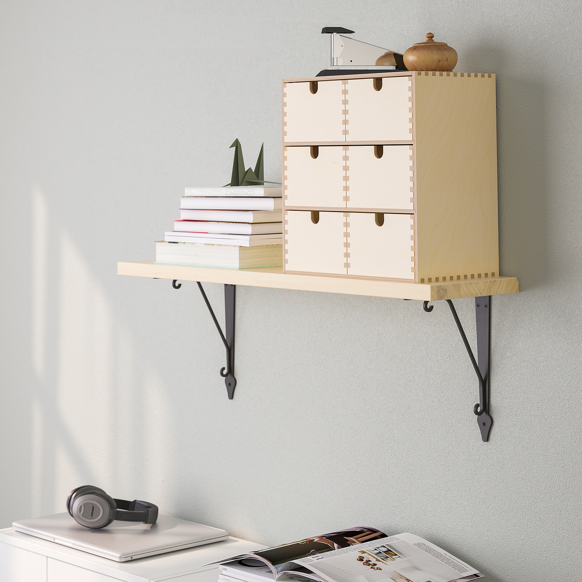 KROKSHULT/TRANHULT wall shelf