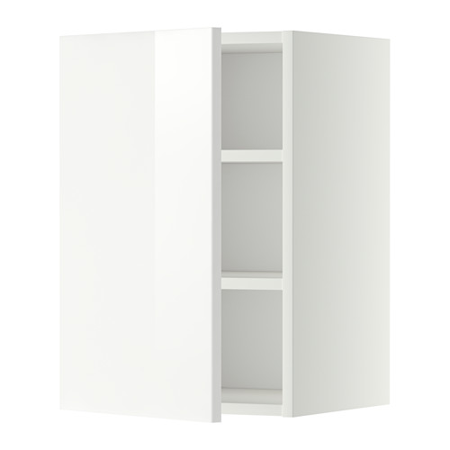 METOD wall cabinet with shelves