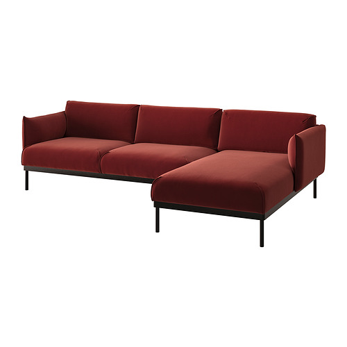 ÄPPLARYD 3-seat sofa with chaise longue