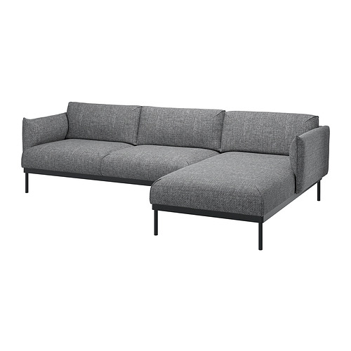 ÄPPLARYD 3-seat sofa with chaise longue