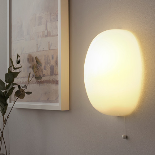 KALLBLIXT wall lamp, wired-in installation