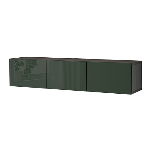 BESTÅ TV bench with doors