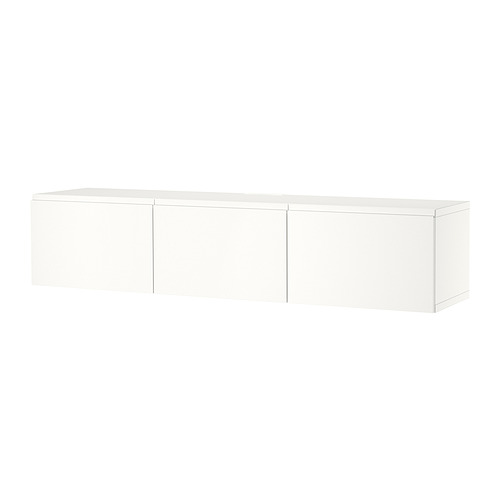 BESTÅ TV bench with doors