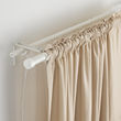 HUGAD/RÄCKA double curtain rod combination
