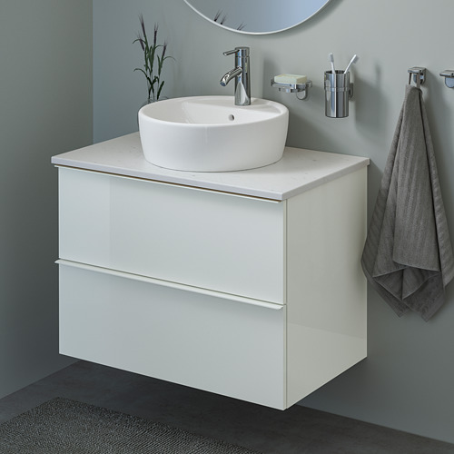 GODMORGON/TOLKEN/TÖRNVIKEN wsh-stnd w countertop 45 wsh-basin