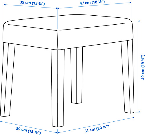 SAKARIAS stool frame