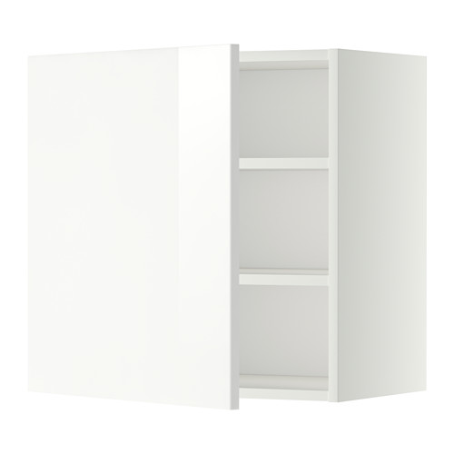 METOD wall cabinet with shelves