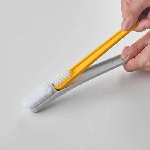 PEPPRIG 2 in 1 shoe brush with scraper