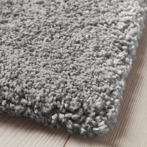 STOENSE rug, low pile, 80x150 cm, medium grey