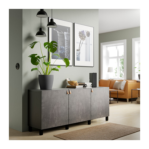 BESTÅ storage combination with doors