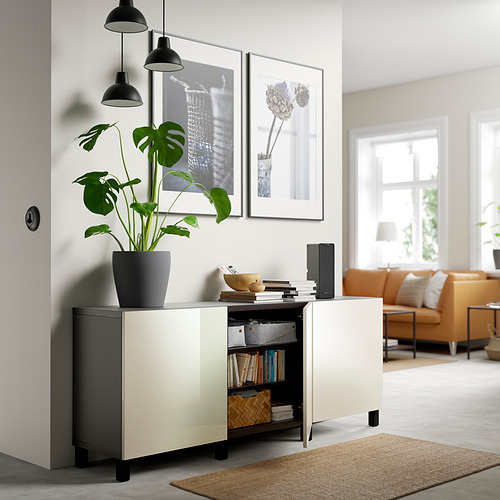 BESTÅ storage combination with doors