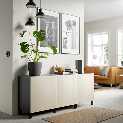 BESTÅ storage combination with doors