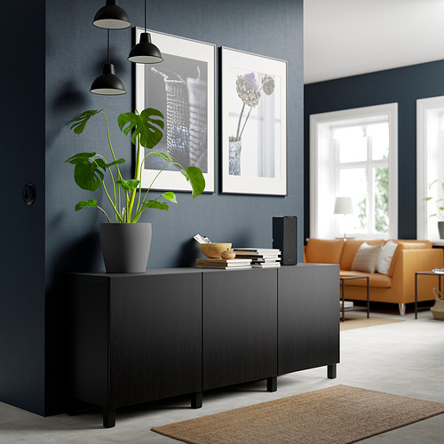 BESTÅ storage combination with doors