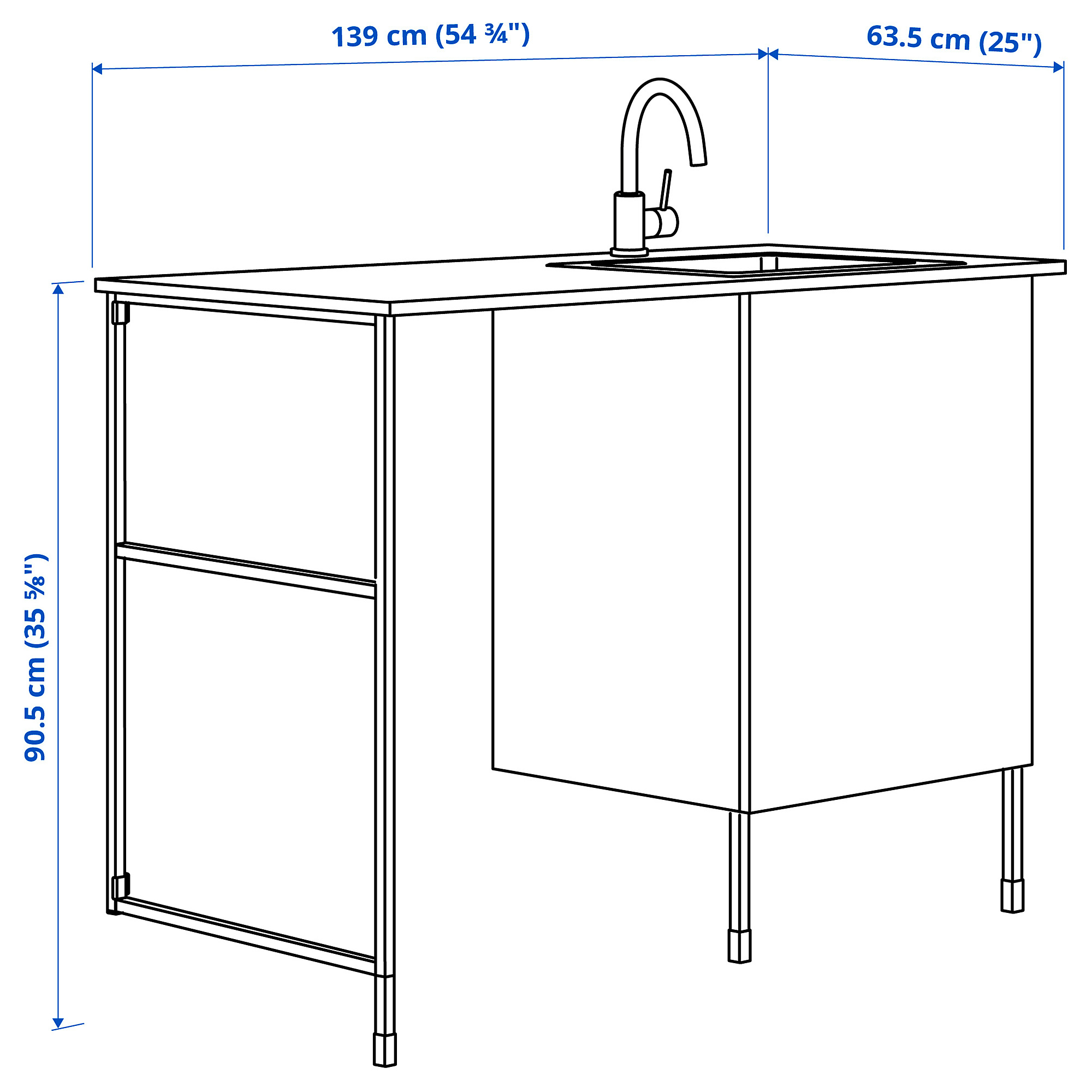 ENHET storage combination