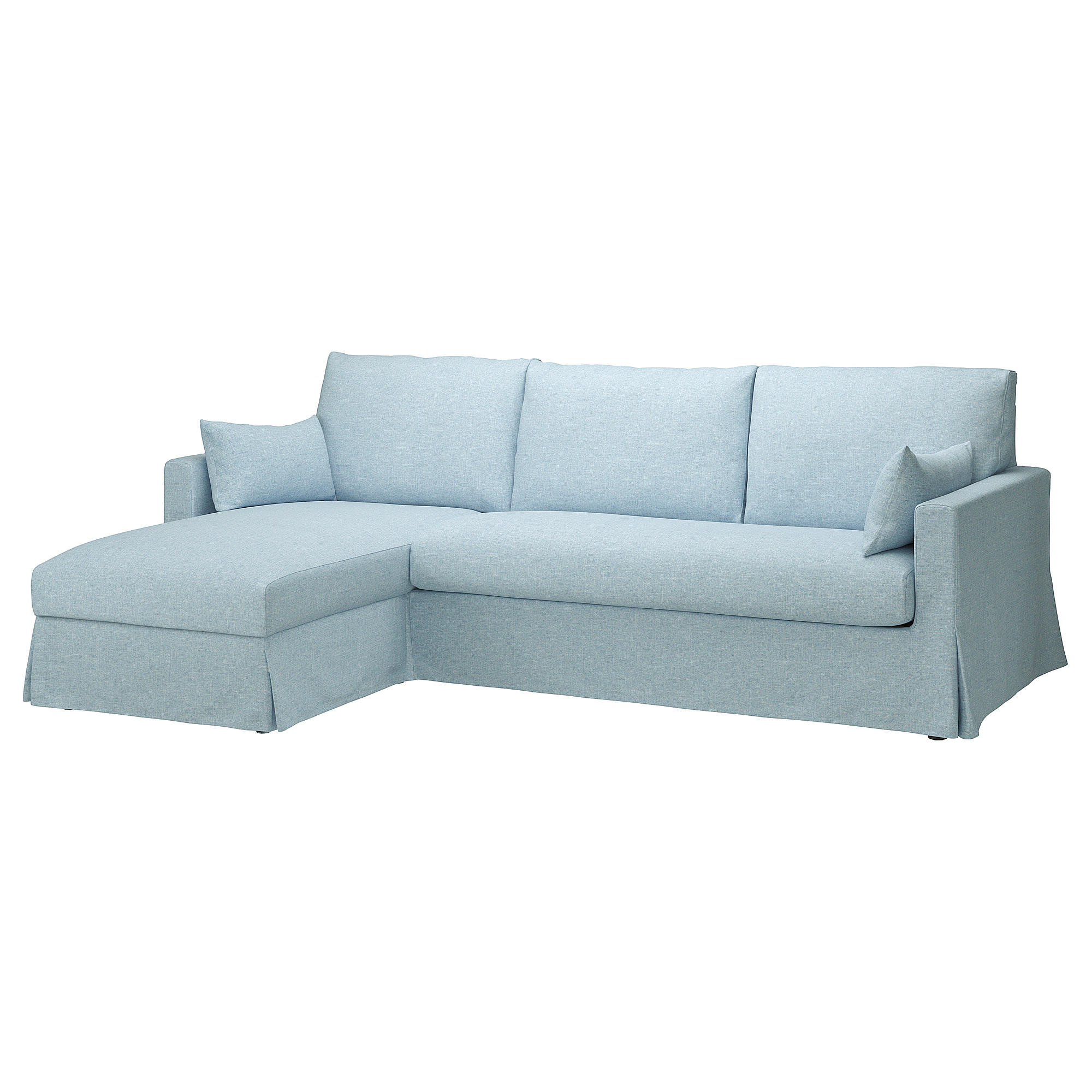 HYLTARP cover f 3-seat sofa w chs lng, left