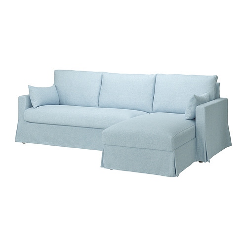 HYLTARP 3-seat sofa w chaise longue, right