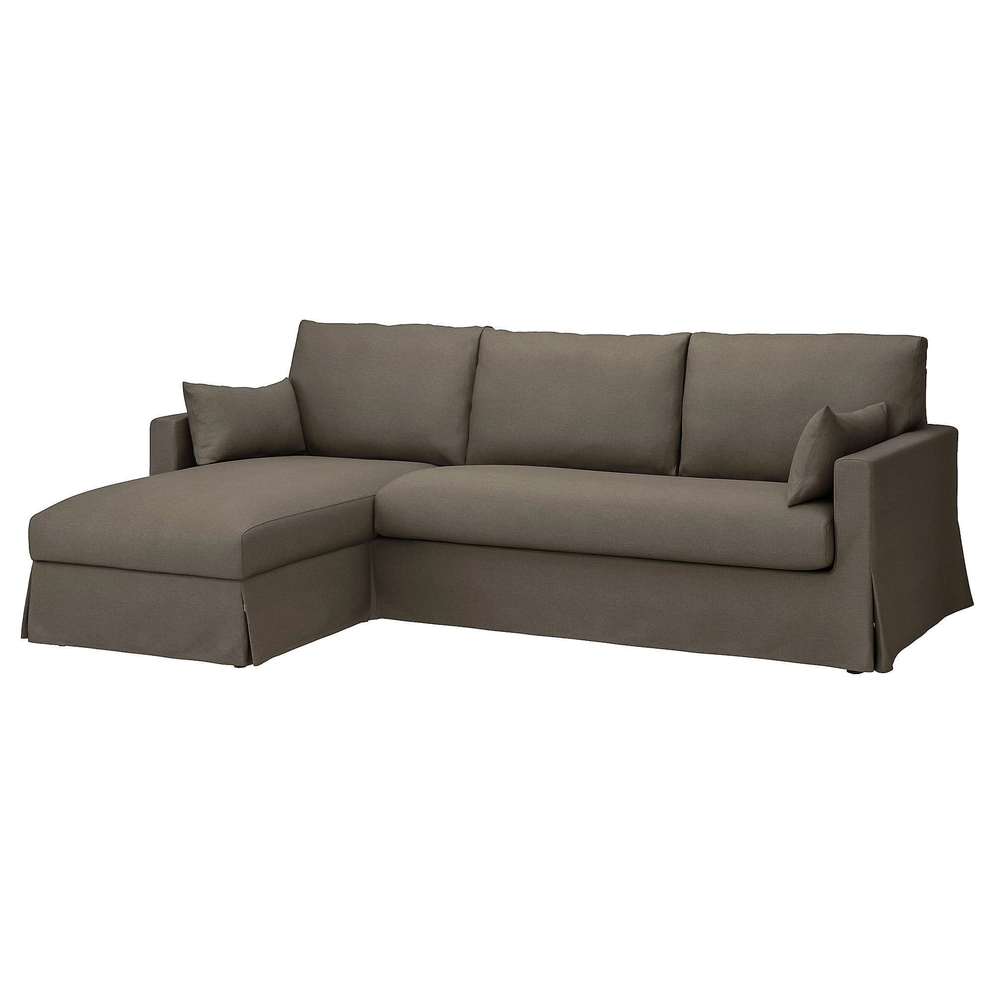 HYLTARP cover f 3-seat sofa w chs lng, left