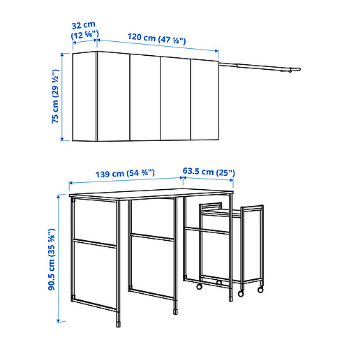 ENHET storage combination