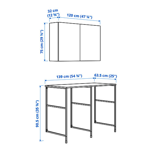 ENHET storage combination