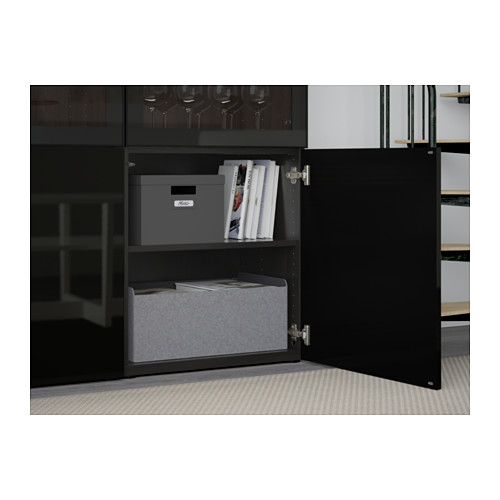 BESTÅ storage combination w glass doors