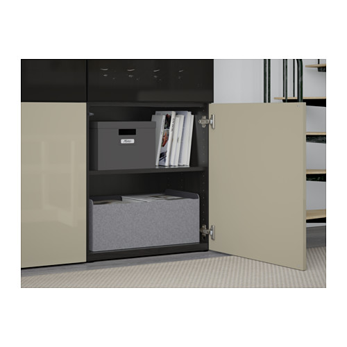 BESTÅ storage combination w glass doors