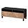 BESTÅ - TV bench with drawers, black-brown Hedeviken/Stubbarp/oak veneer | IKEA Hong Kong and Macau - PE820906_S1