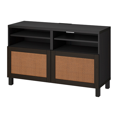 BESTÅ TV bench with doors