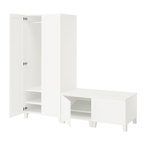 PLATSA wardrobe with 4 doors