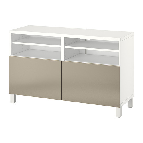 BESTÅ TV bench with doors