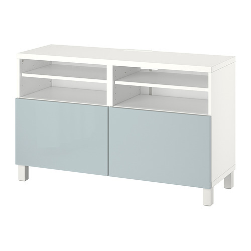 BESTÅ TV bench with doors