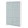 BESTÅ - storage combination with doors, white Selsviken/high-gloss light grey-blue | IKEA Hong Kong and Macau - PE821032_S1