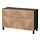 BESTÅ - storage combination w doors/drawers, black-brown/Hedeviken/Stubbarp oak veneer | IKEA Hong Kong and Macau - PE821117_S1