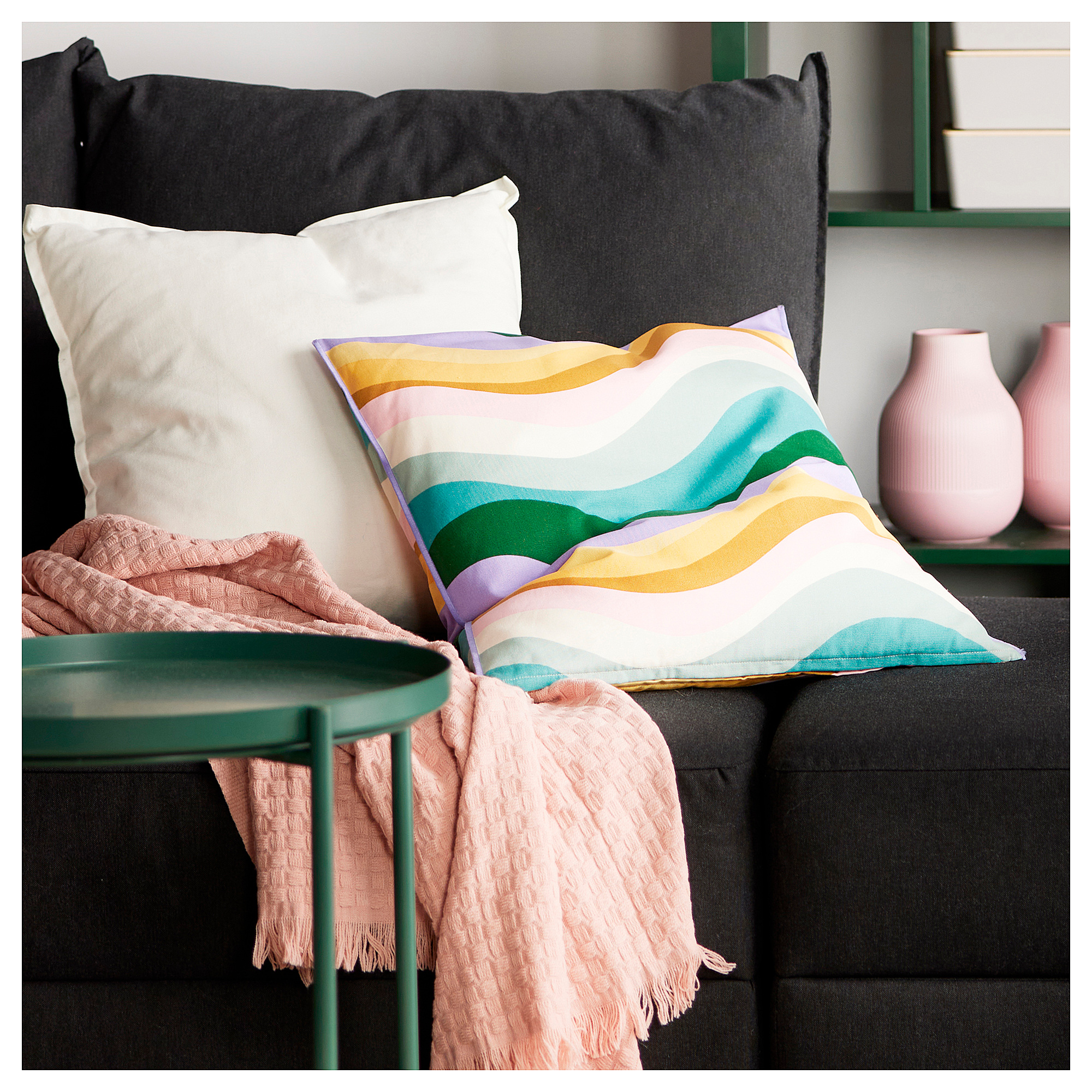 MYGGBLOMSTER cushion cover